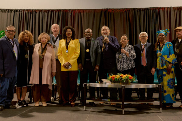 Environmental Justice Groundbreakers honorees (L-R): José T. Bravo, Donele Wilkins, Vernice Miller-Travis, Dr. Paul Mohai, Dr. Beverly Wright, Dr. Robert Bullard, Tom Goldtooth, Susana Almanza, Charles Lee, Dr. Mildred McClain, and Richard Moore.