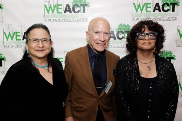 Honorees (L-R) Susana Almanza, Carl Ferenbach, and Jewel Jones gather for a photo before the award ceremony.